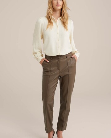 WE Fashion Bluse i beige