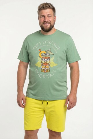 Men Plus T-Shirt in Grün