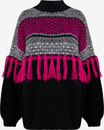 Pull-over 'Eyota' IZIA en noir : devant