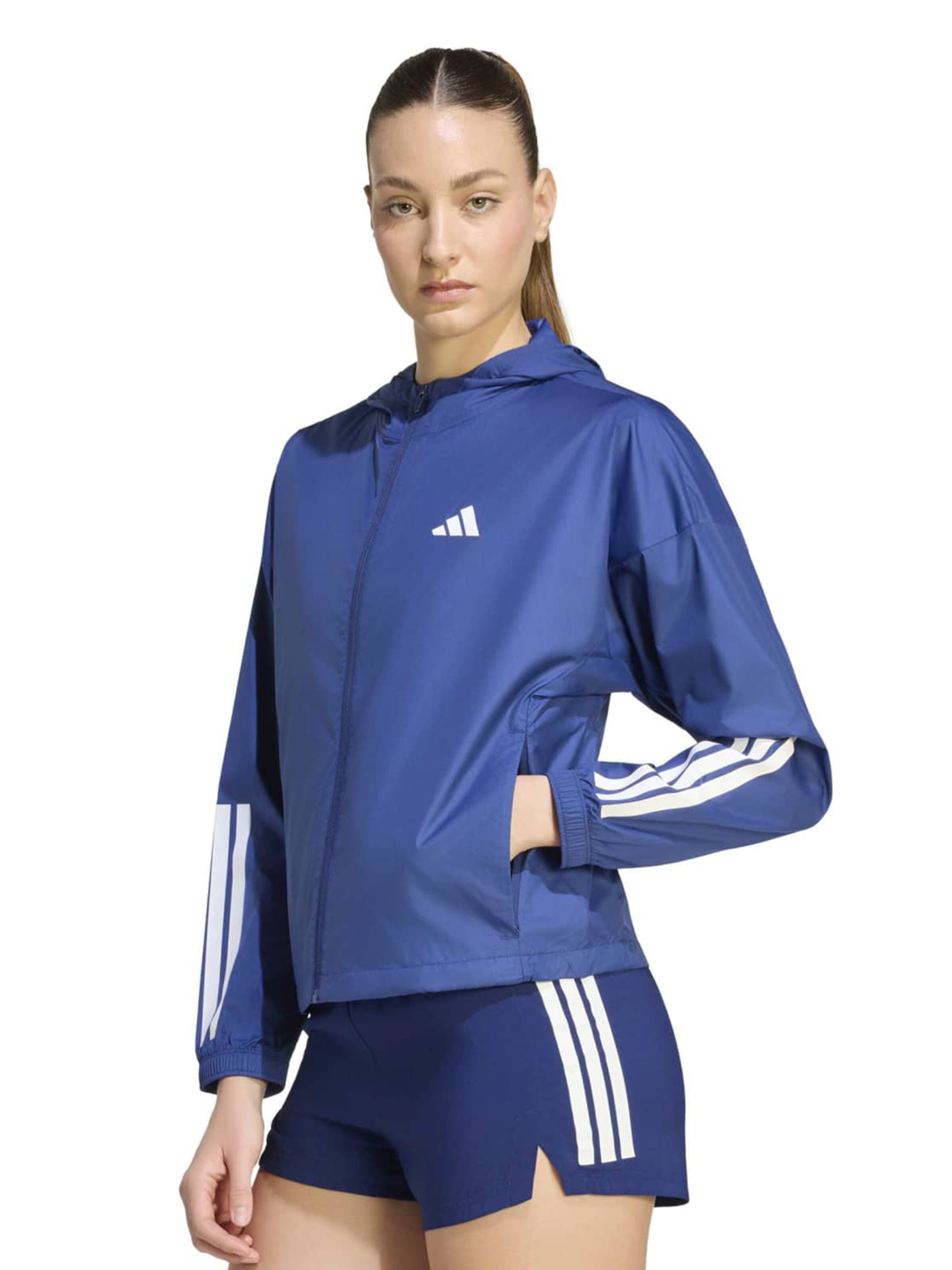 ADIDAS PERFORMANCE Treenitakki 'Hyperglam' värissä sininen: etupuoli