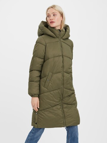 VERO MODA Winter Coat 'UPPSALA' in Green: front