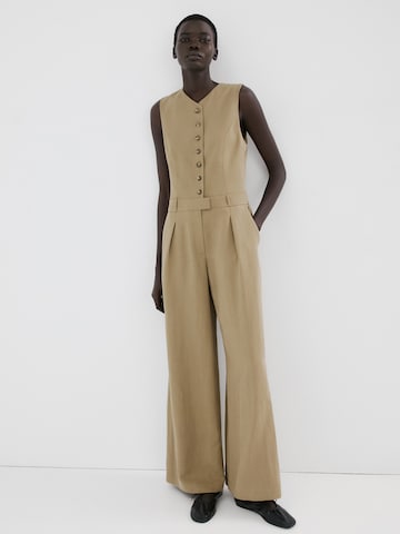 MANGO Jumpsuit 'Cole' in Green: front