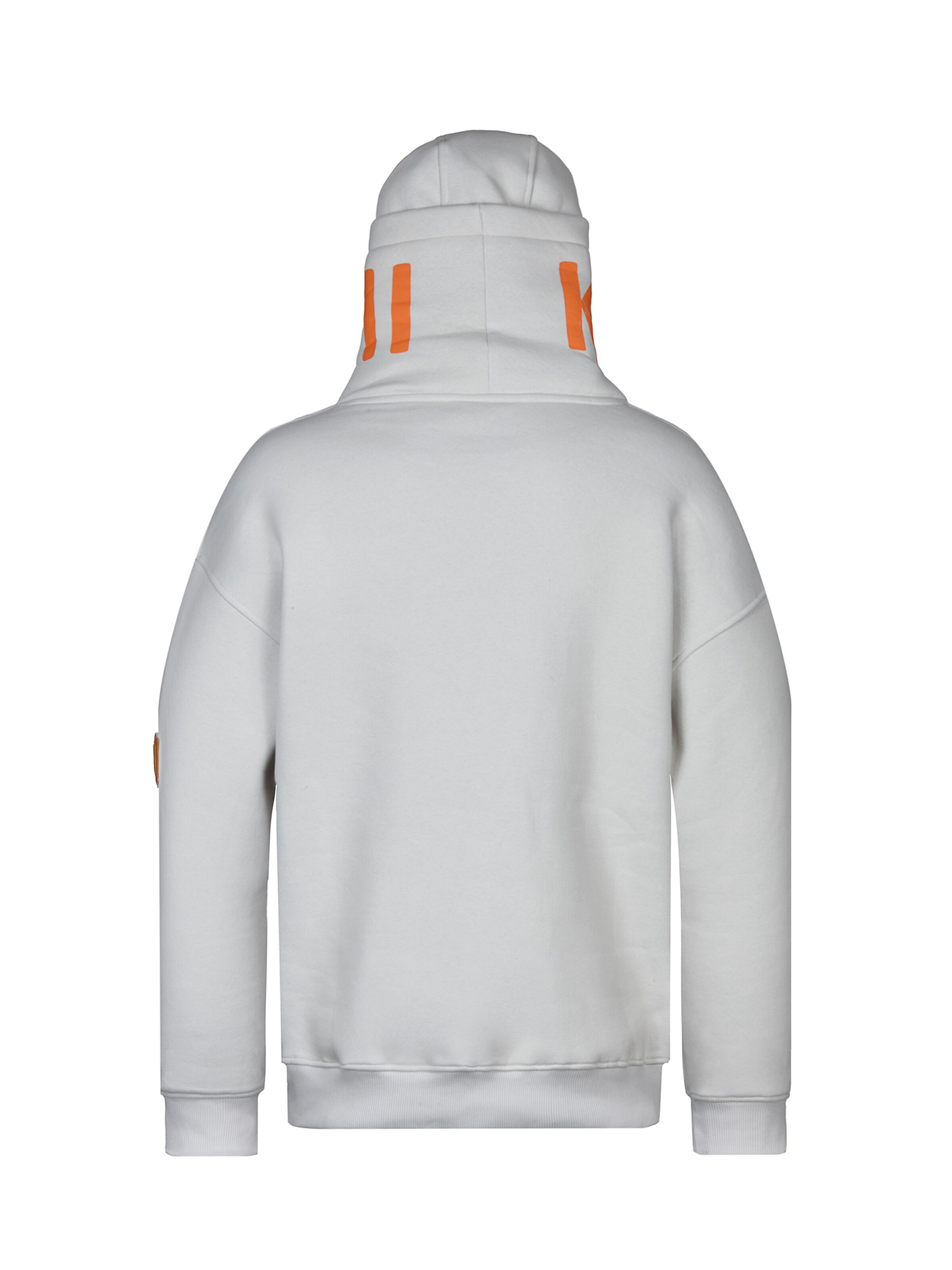 Koyumi Sweatshirt 'Break Your Neck' in Grey