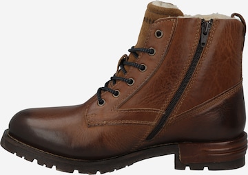 bugatti Lace-Up Boots 'Sentra' in Brown