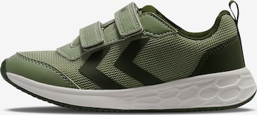 Hummel Athletic Shoes in Green: front