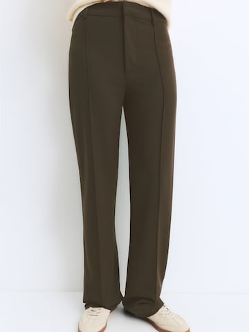 Pull&Bear Szabványos Nadrág - zöld: elől