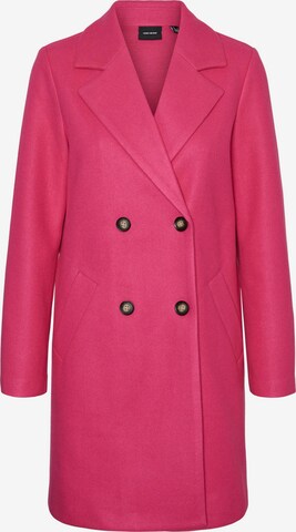 VERO MODA Between-Seasons Coat 'Vince Paris' in Pink: front