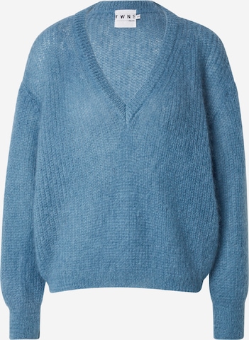 TWNS THE LABEL Sweater 'Alamosa' in Blue: front