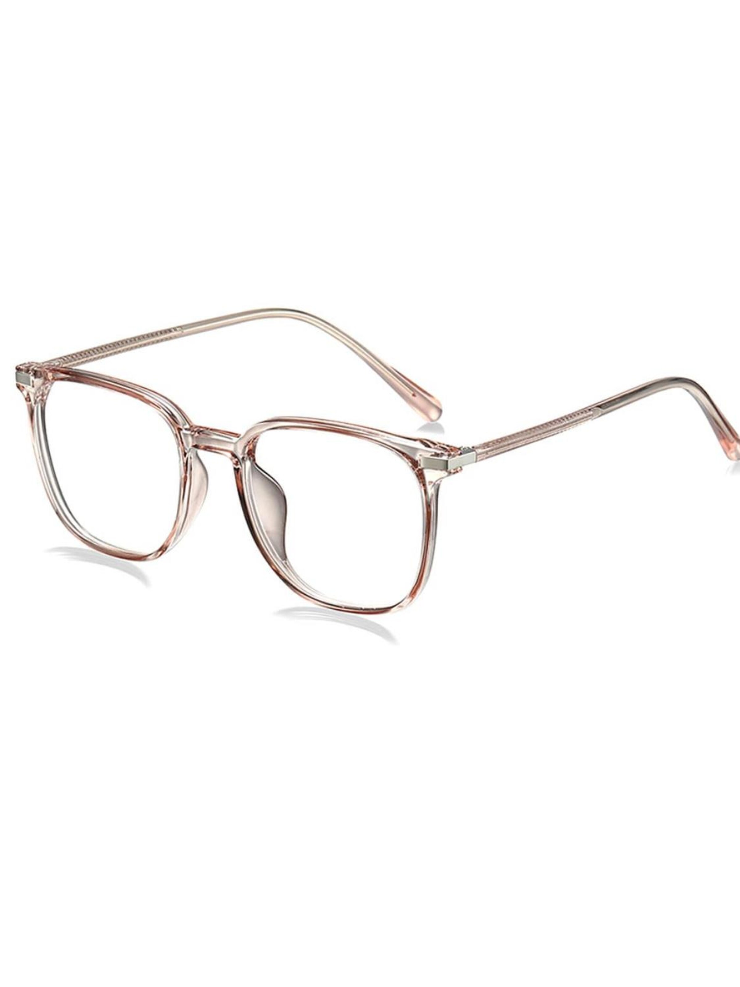 VEYREY Glasses 'Nerd Blue-Light-Brille Extrabeet' in Pink: front