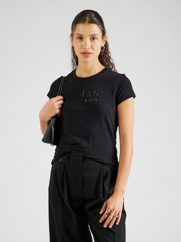 ARMANI EXCHANGE Μπλουζάκι σε μαύρο: μπροστά