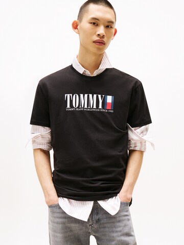 Tommy Jeans Shirt in Black: front
