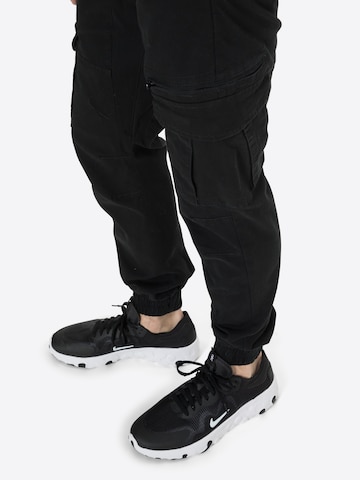 Cotton On - Tapered Pantalón cargo en negro