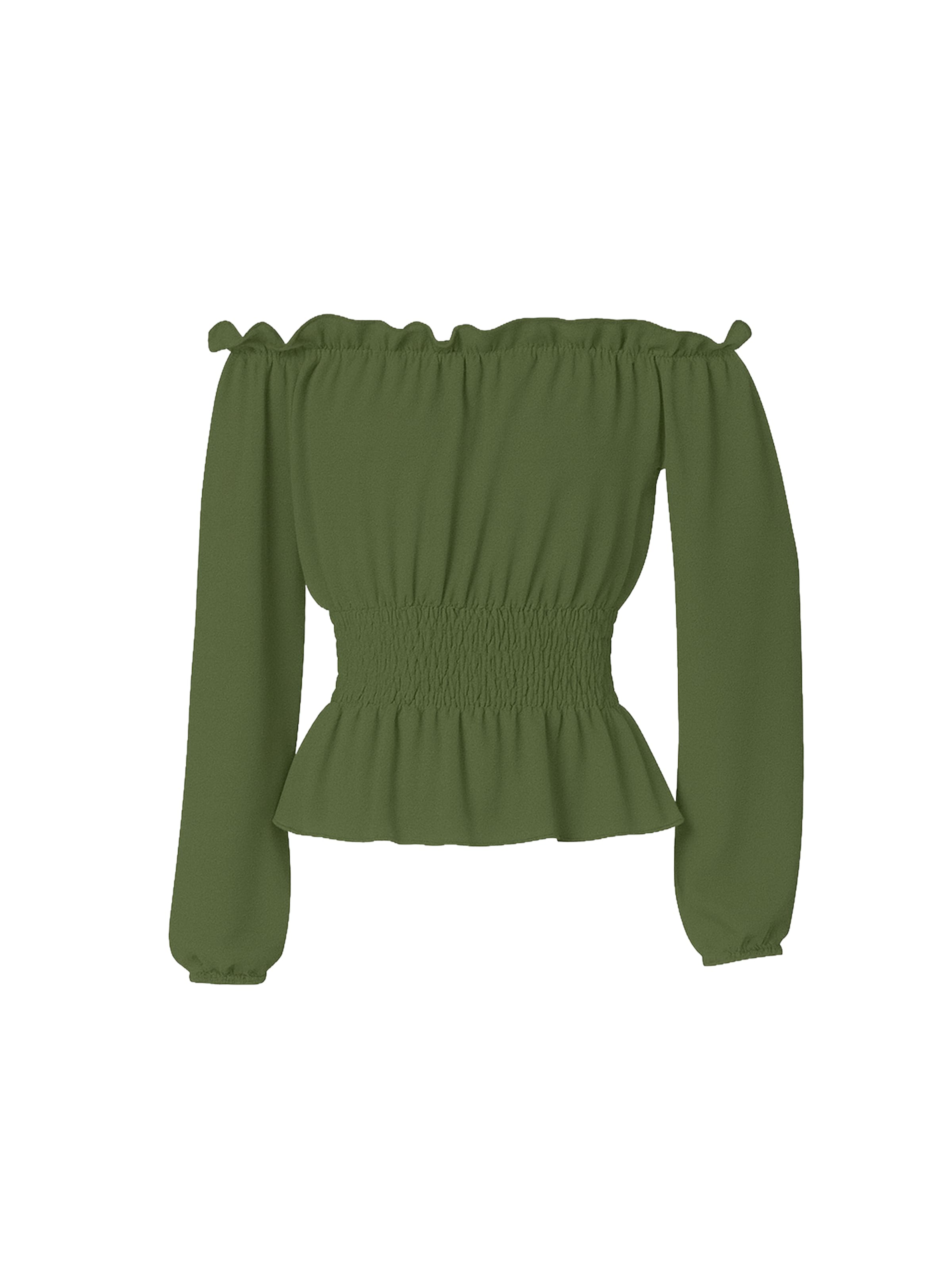 Chemisier Elara en vert : devant