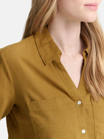 TOM TAILOR Blouse in Geel