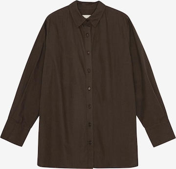 Maglietta di moshi moshi mind in marrone: frontale