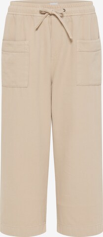 MUSTANG Loose fit Pants in Beige: front