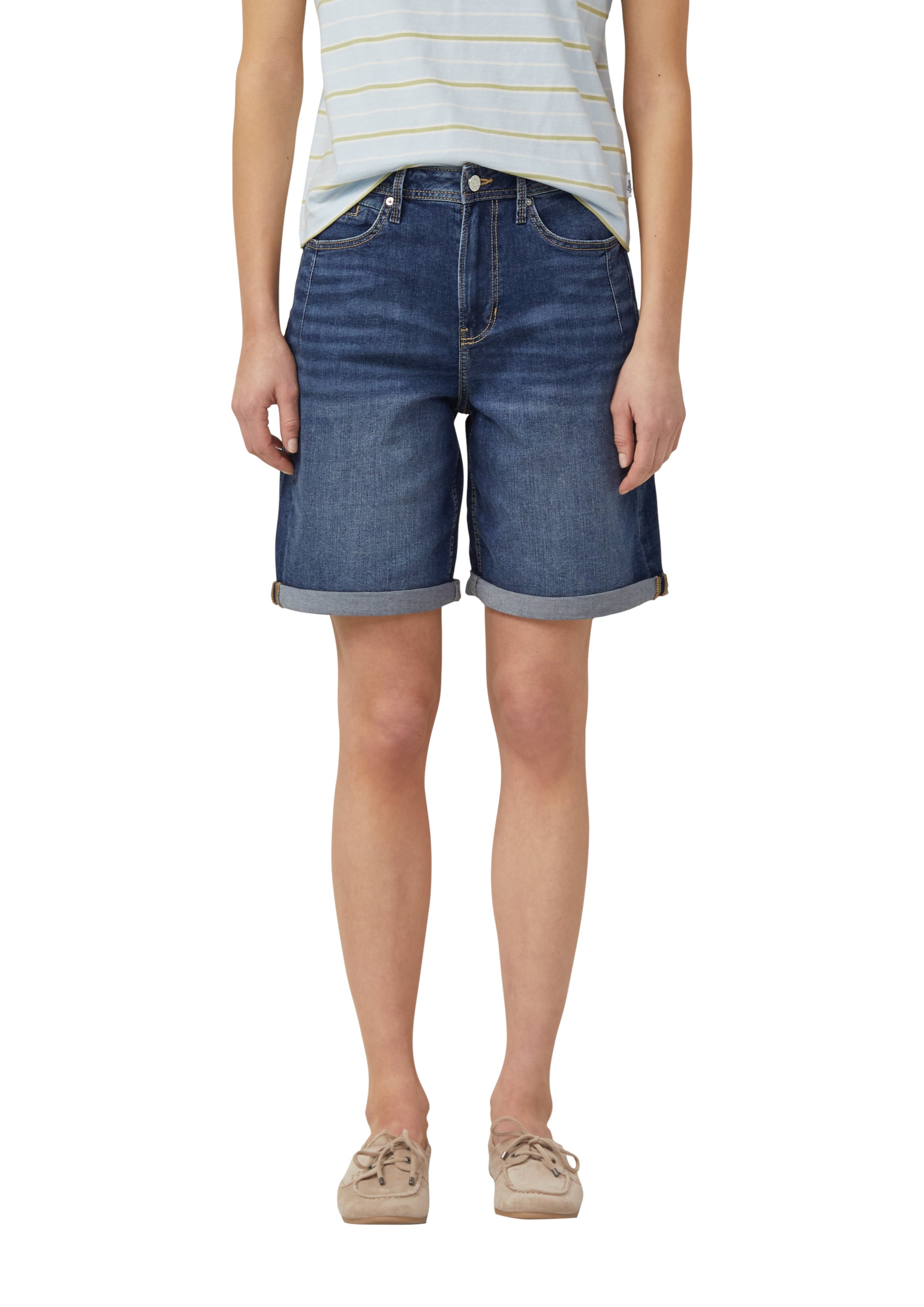 Wide Leg Jean 'Suri' s.Oliver en bleu : devant