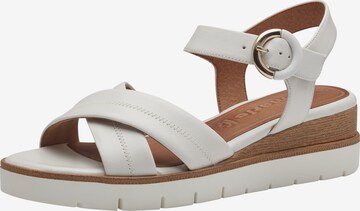 TAMARIS Sandals in White: front