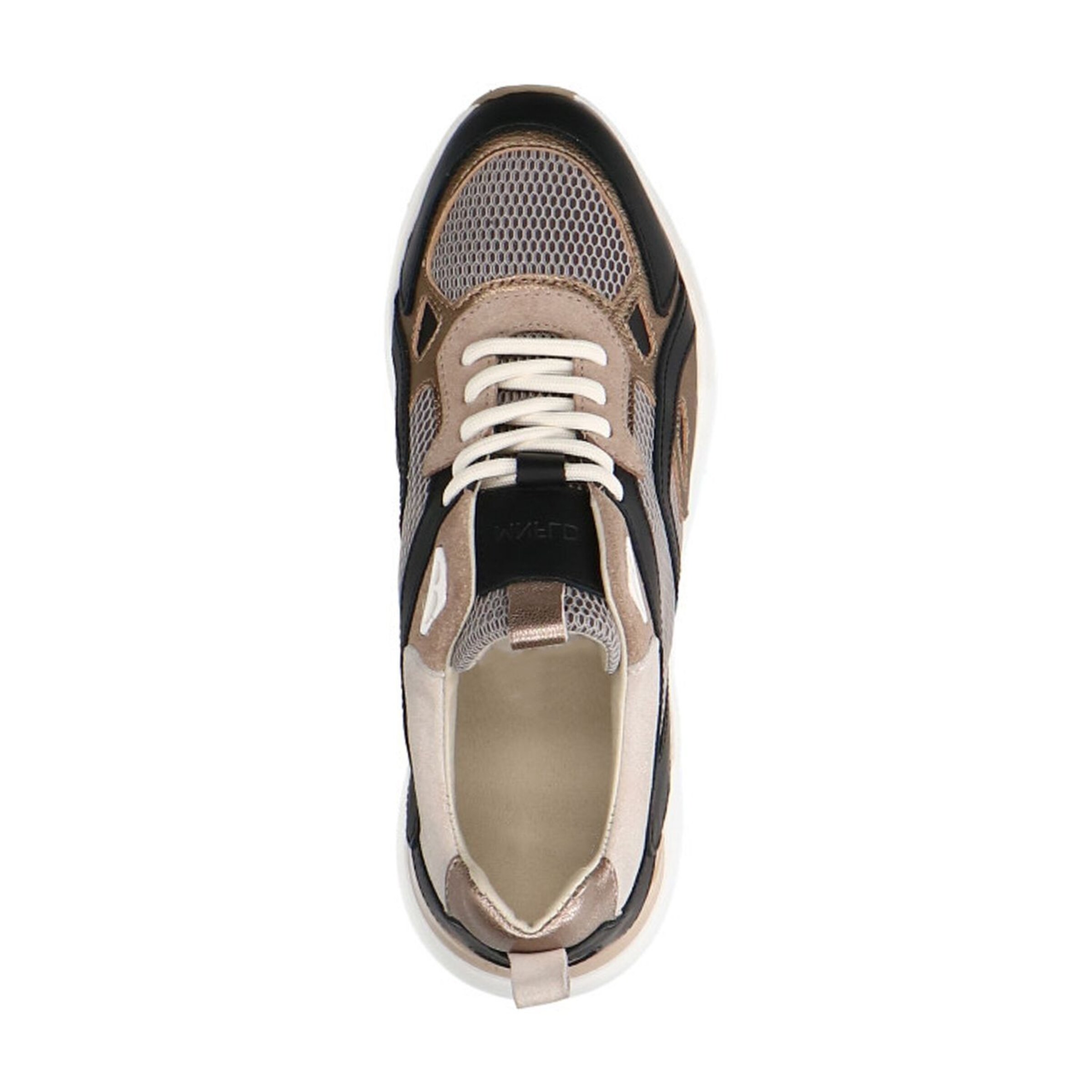 MANFIELD Sneaker 'Flache' in Schwarz