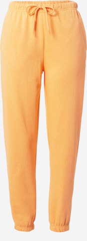 PIECES Tapered Trousers 'Chilli' in Orange: front