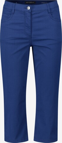 Coupe slim Pantalon Betty Barclay en bleu : devant