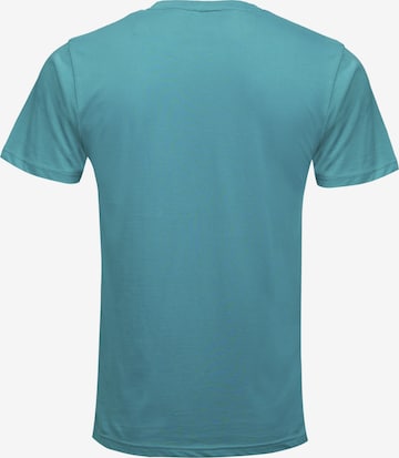 Mikon T-Shirt 'Welle' in Blau