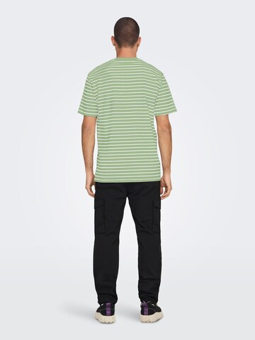 Only & Sons T-Shirt 'HENRY' in Grün