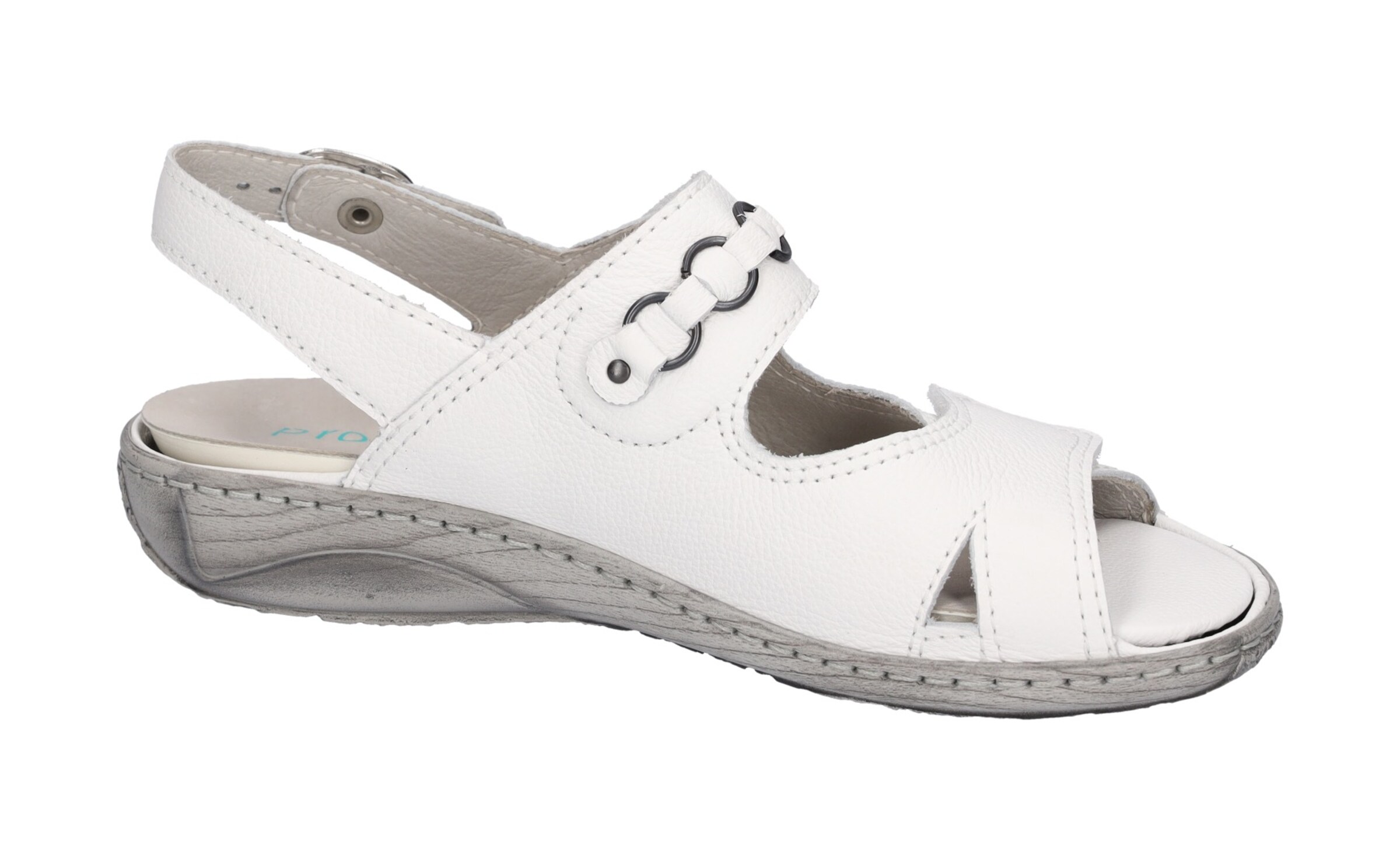 WALDLÄUFER Sandale in Weiß