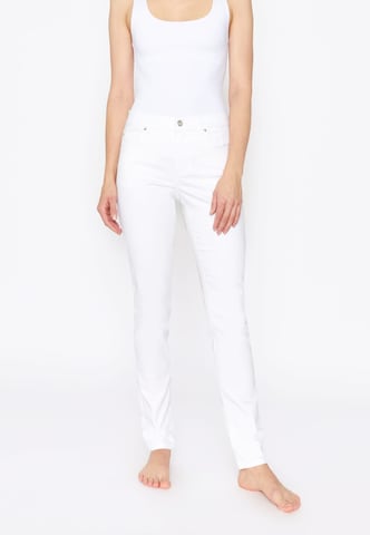 Angels Regular Slim Fit Jeans Jeans Skinny mit Organic Cotton in Weiß: predná strana