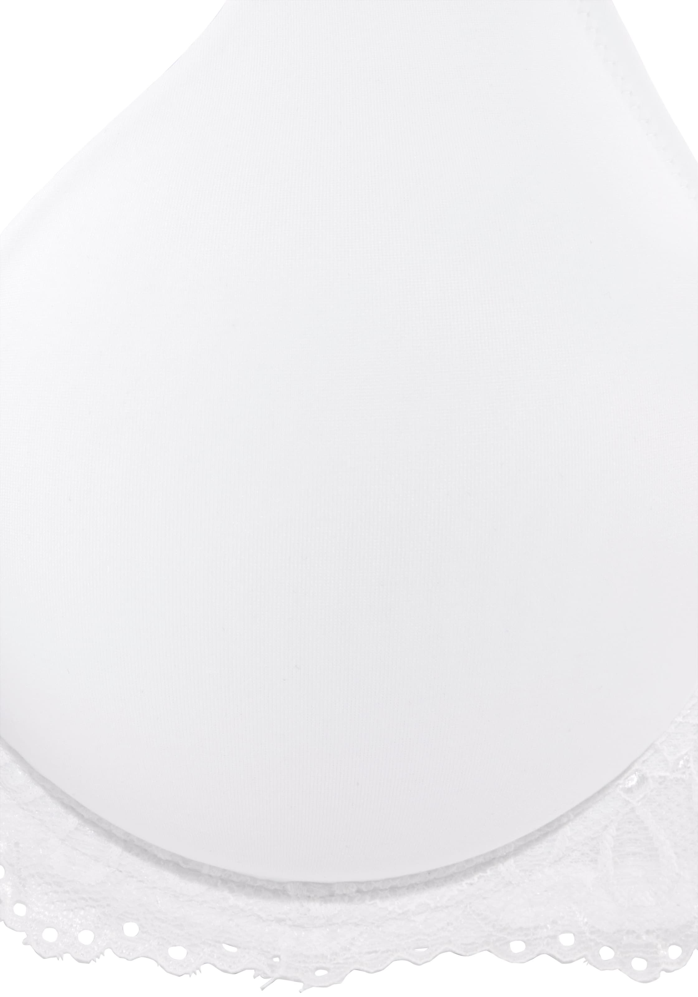 balts LASCANA T-krekla Krūšturis