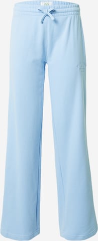 DC Shoes Wide leg Broek in Blauw: voorkant