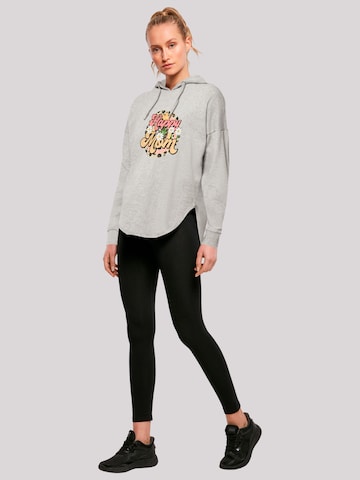 F4NT4STIC Sweatshirt 'Mothers Day Floral Design Happy Mom Motherhood Appreciation' in Grau