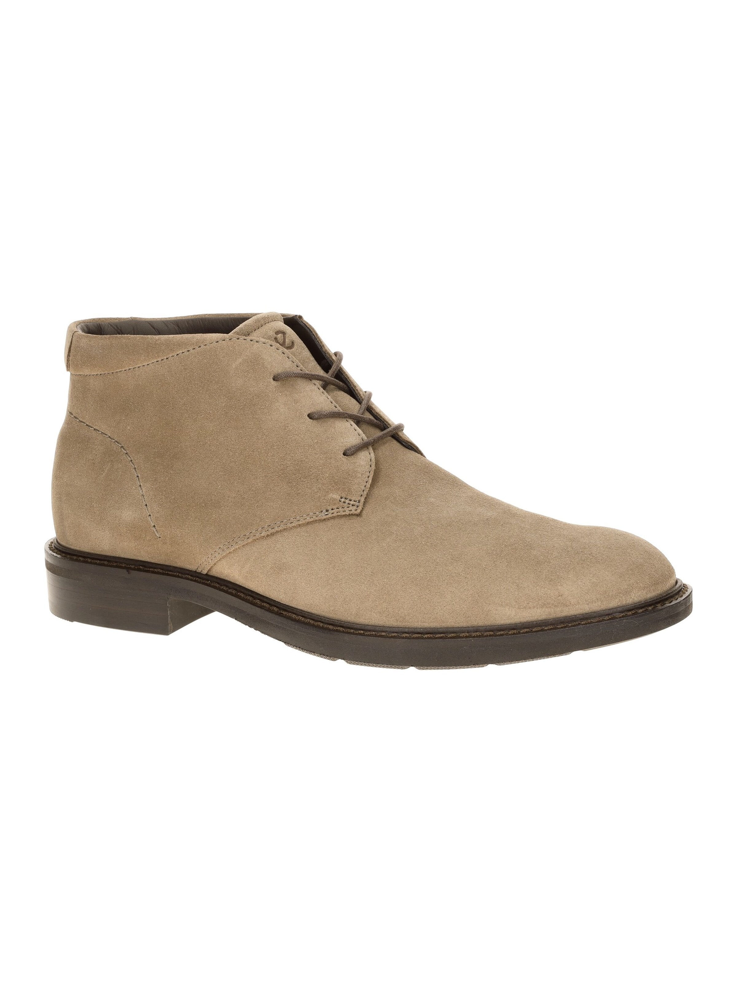 ECCO Boots 'Ecco Metropole Prague Stiefelette taupe grau Business 538314'‌‌‌‌ in Braun: Vorderseite
