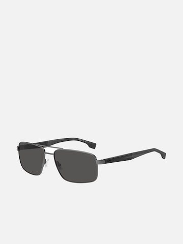 HUGO BOSS Zonnebril 'Hugo Boss BOSS 1580/S Matte black grey 59/16/145 MAN Sunglasses' in Grijs
