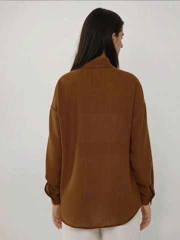 Camicia da donna di Hiccup in marrone