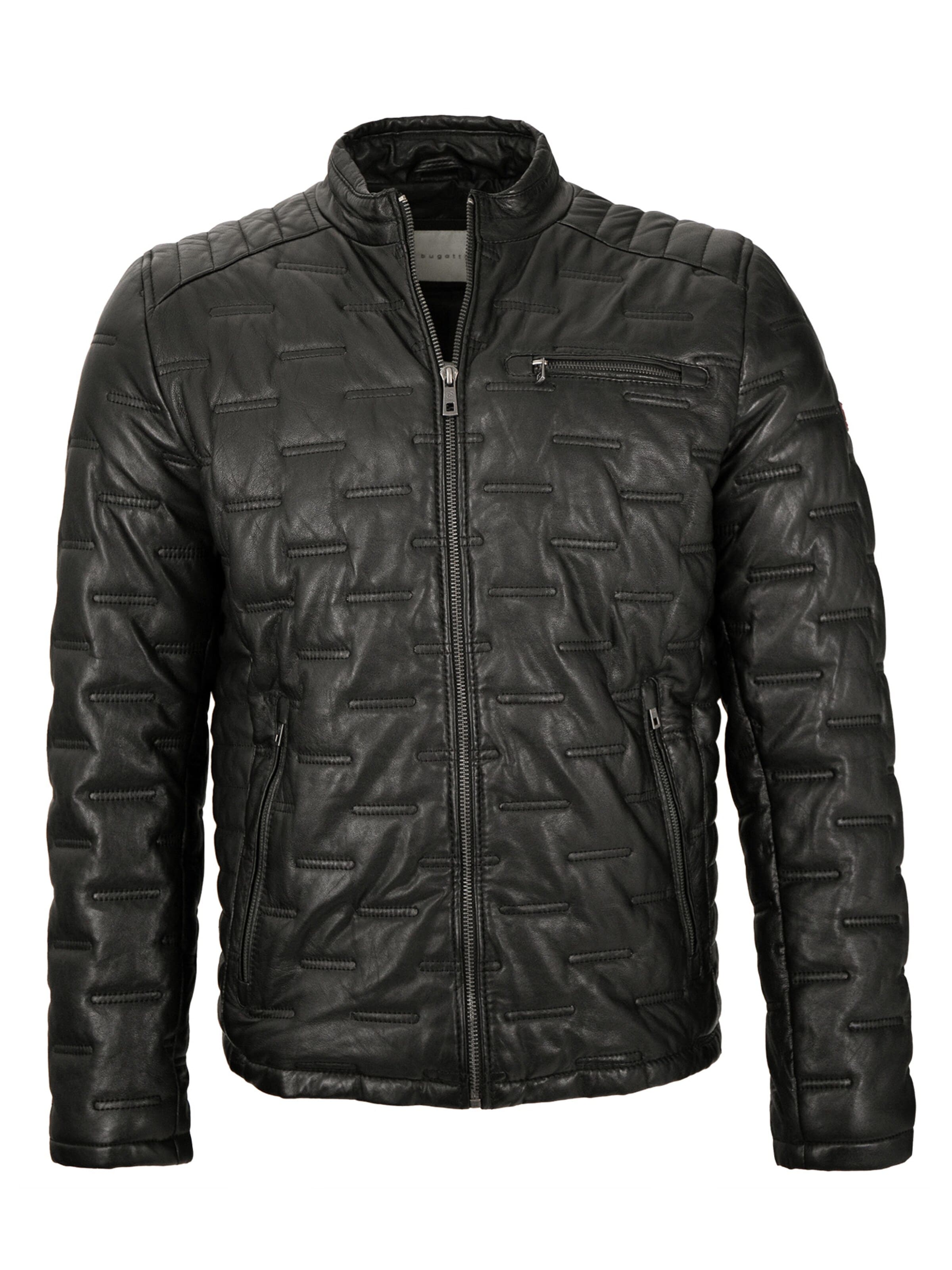 bugatti - Chaqueta de entretiempo '102' en negro: frente