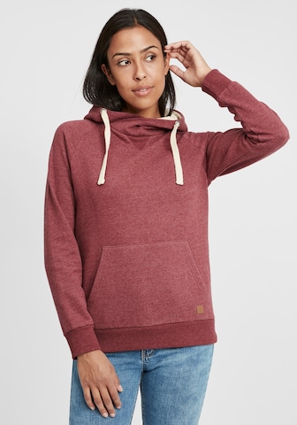 Oxmo Sweatshirt 'Julia' in Rood: voorkant