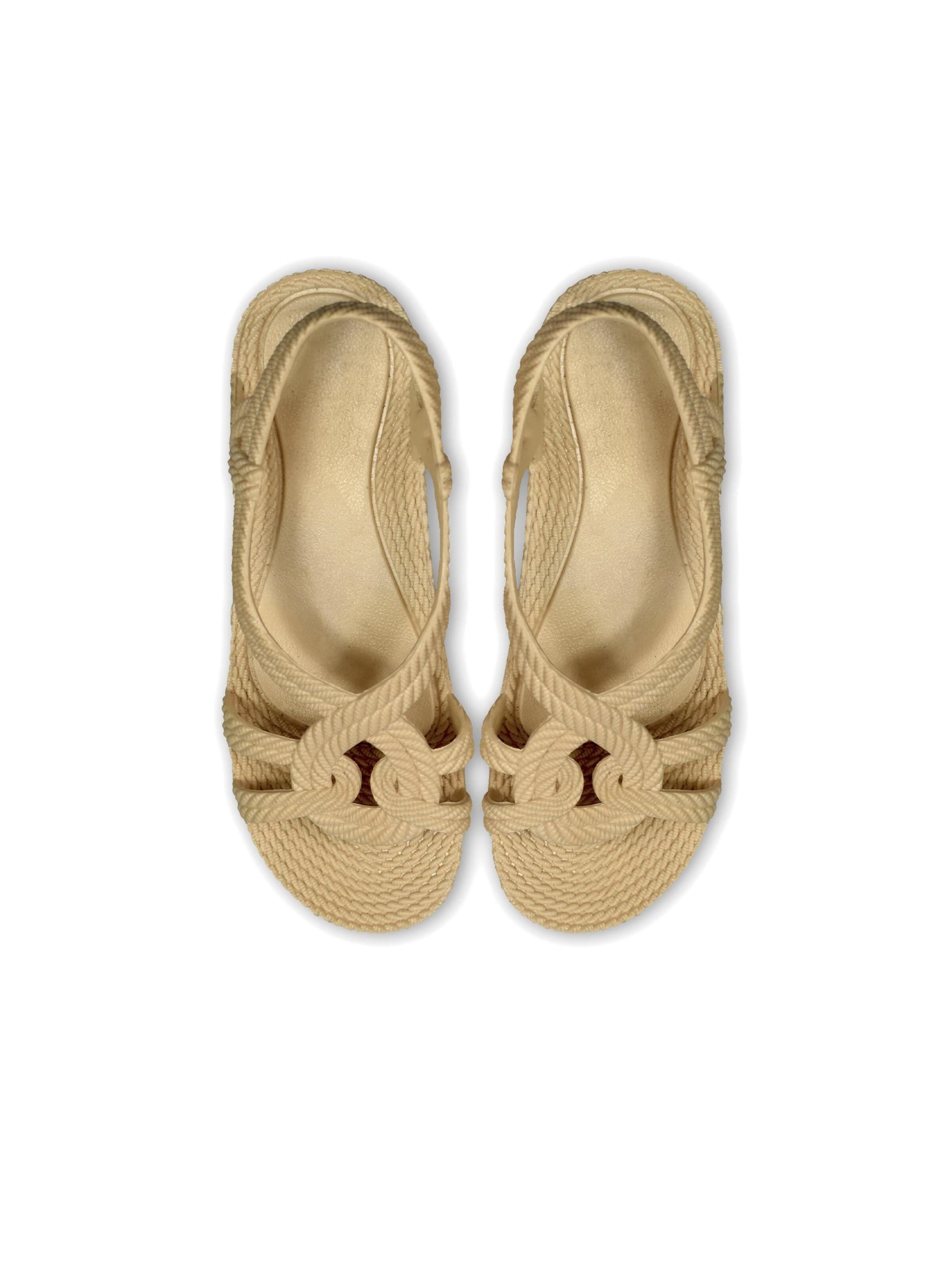 Brasileras Sandal 'Esmirna' in Beige