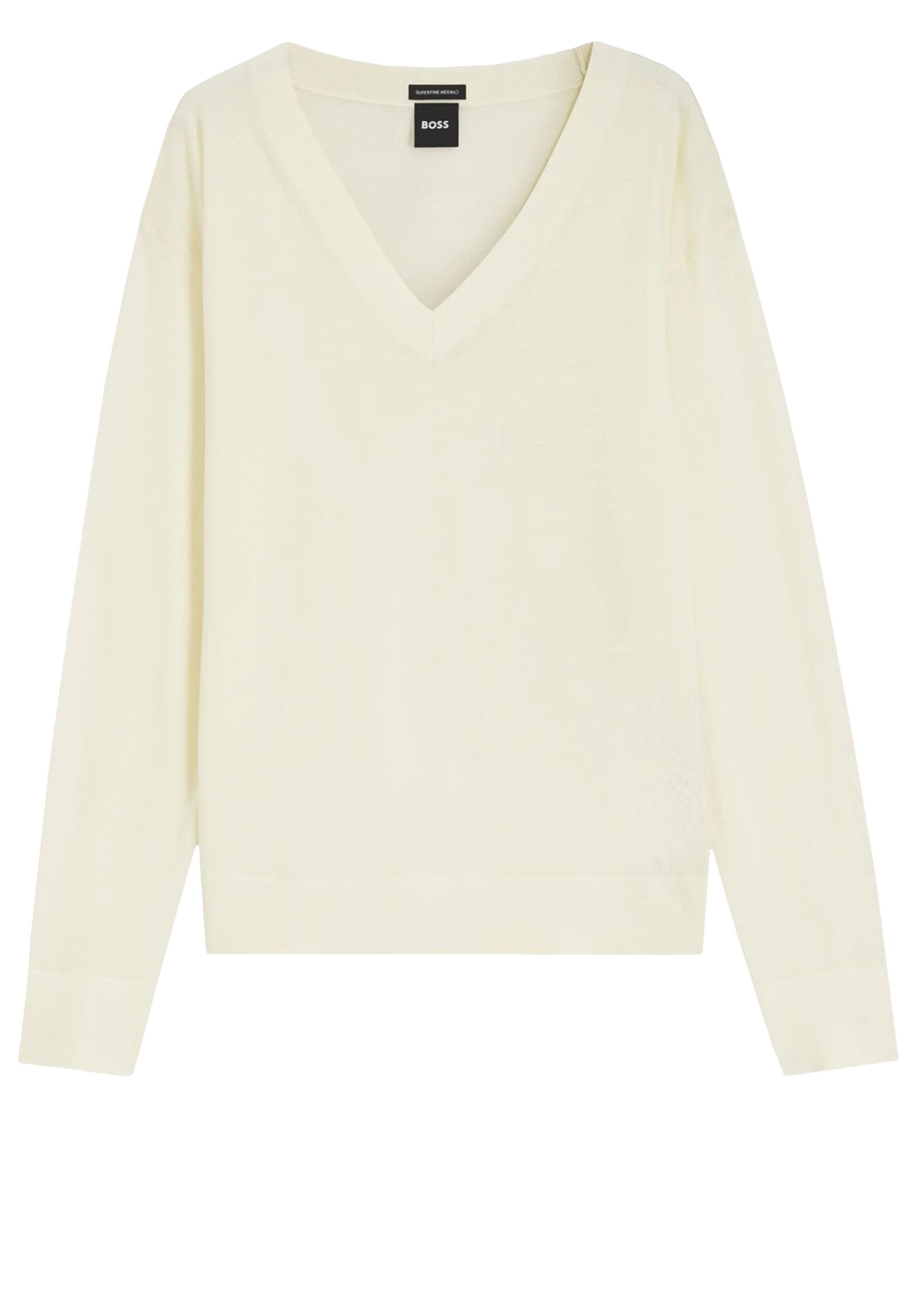 BOSS Pullover 'Freeslyn' in Beige: Vorderseite