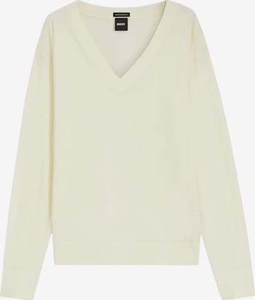 BOSS Pullover 'Freeslyn' in Beige: Vorderseite