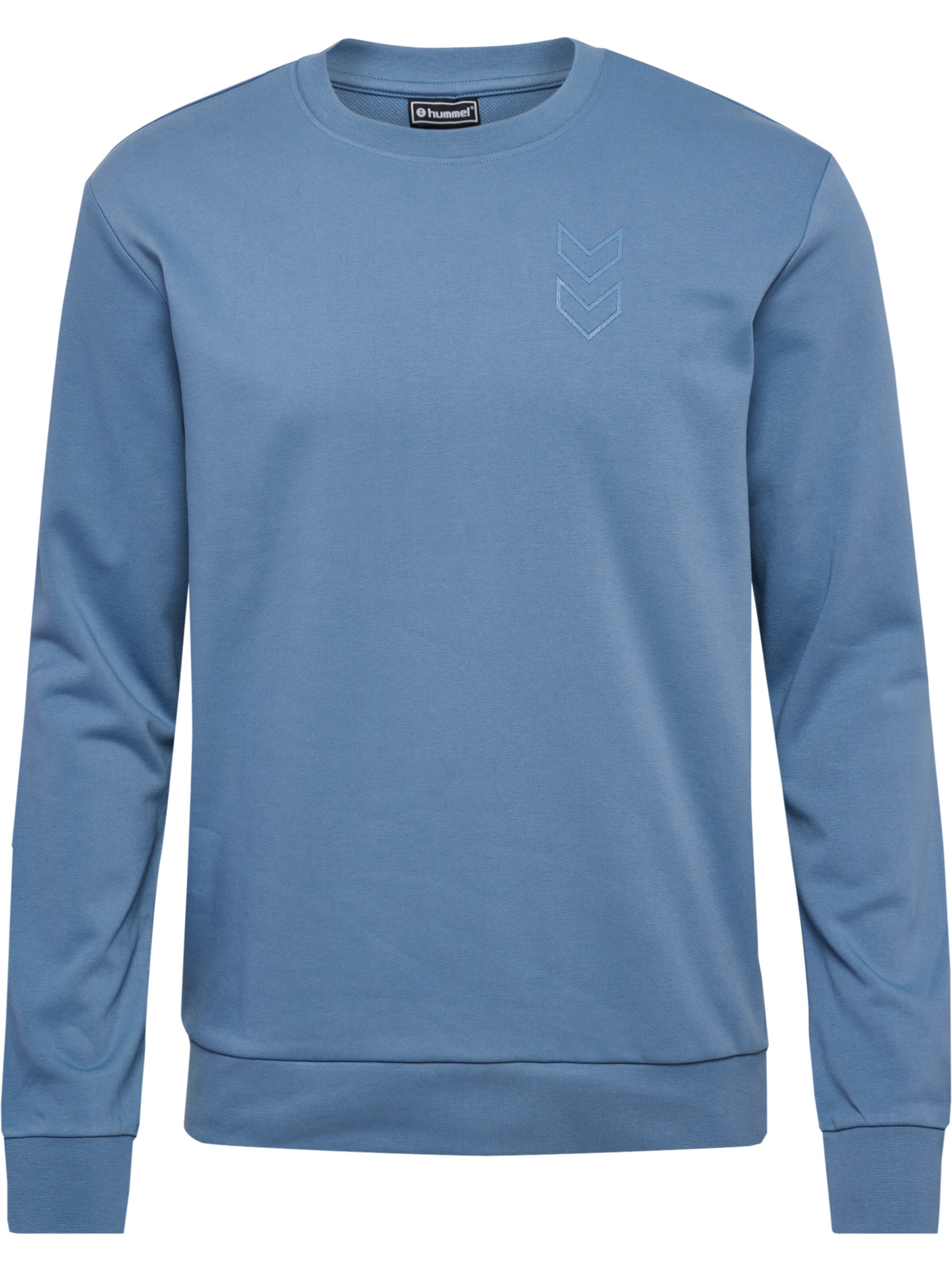 Hummel Sportsweatshirt in Blauw: voorkant
