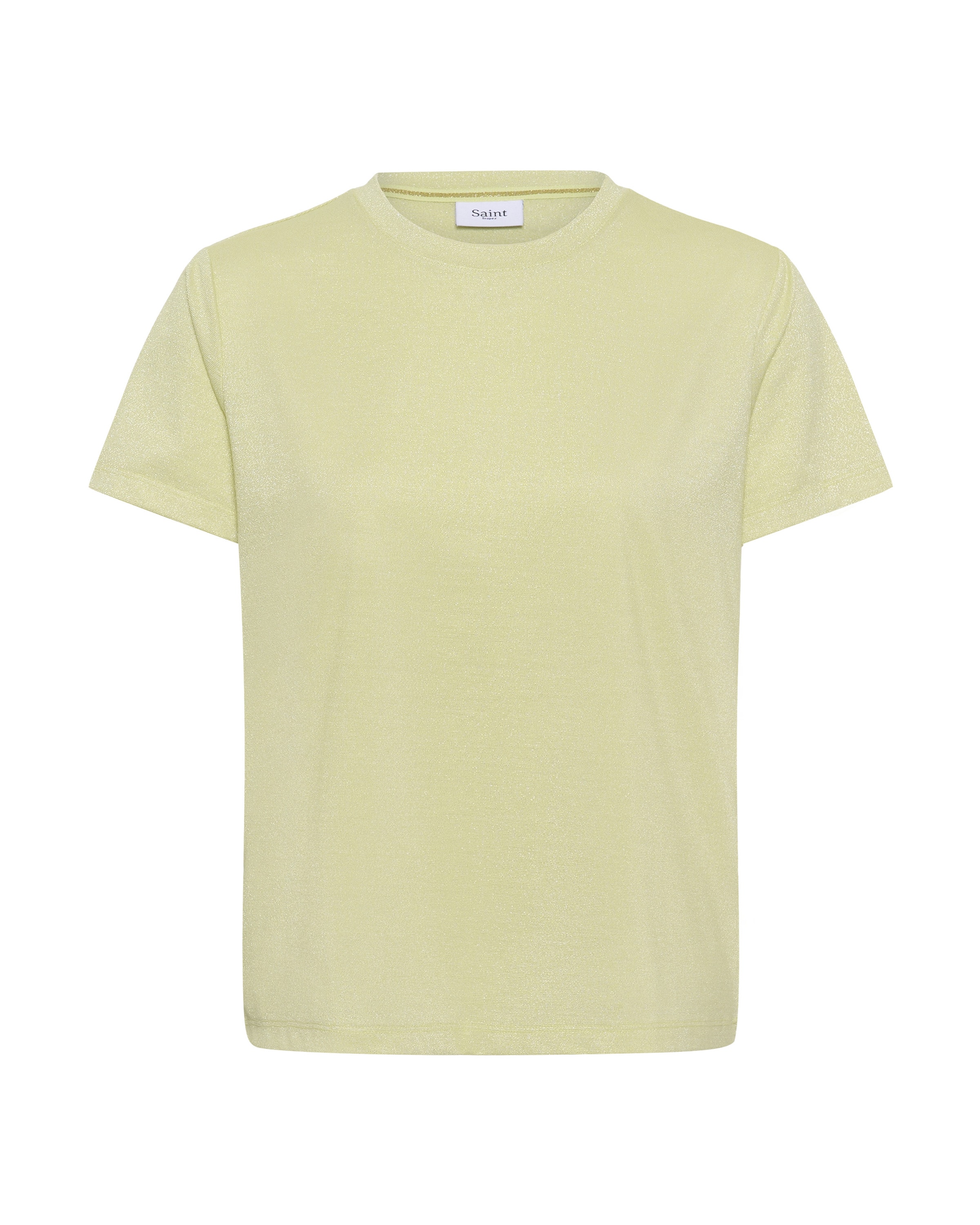 SAINT TROPEZ - Camisa 'SZHaga' em amarelo: frente