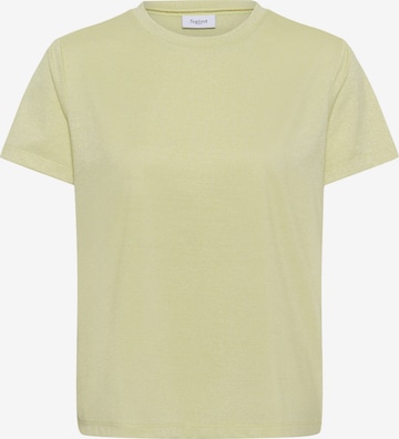 SAINT TROPEZ - Camisa 'SZHaga' em amarelo: frente