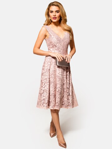 Robe de cocktail HotSquash en rose