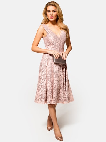 HotSquash Коктейльное платье в Ярко-розовый