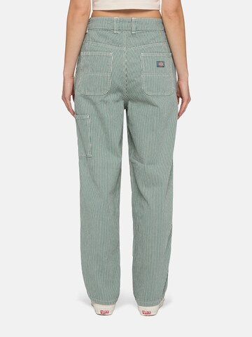 DICKIES Ohlapna forma Hlače 'Hickory' | zelena barva