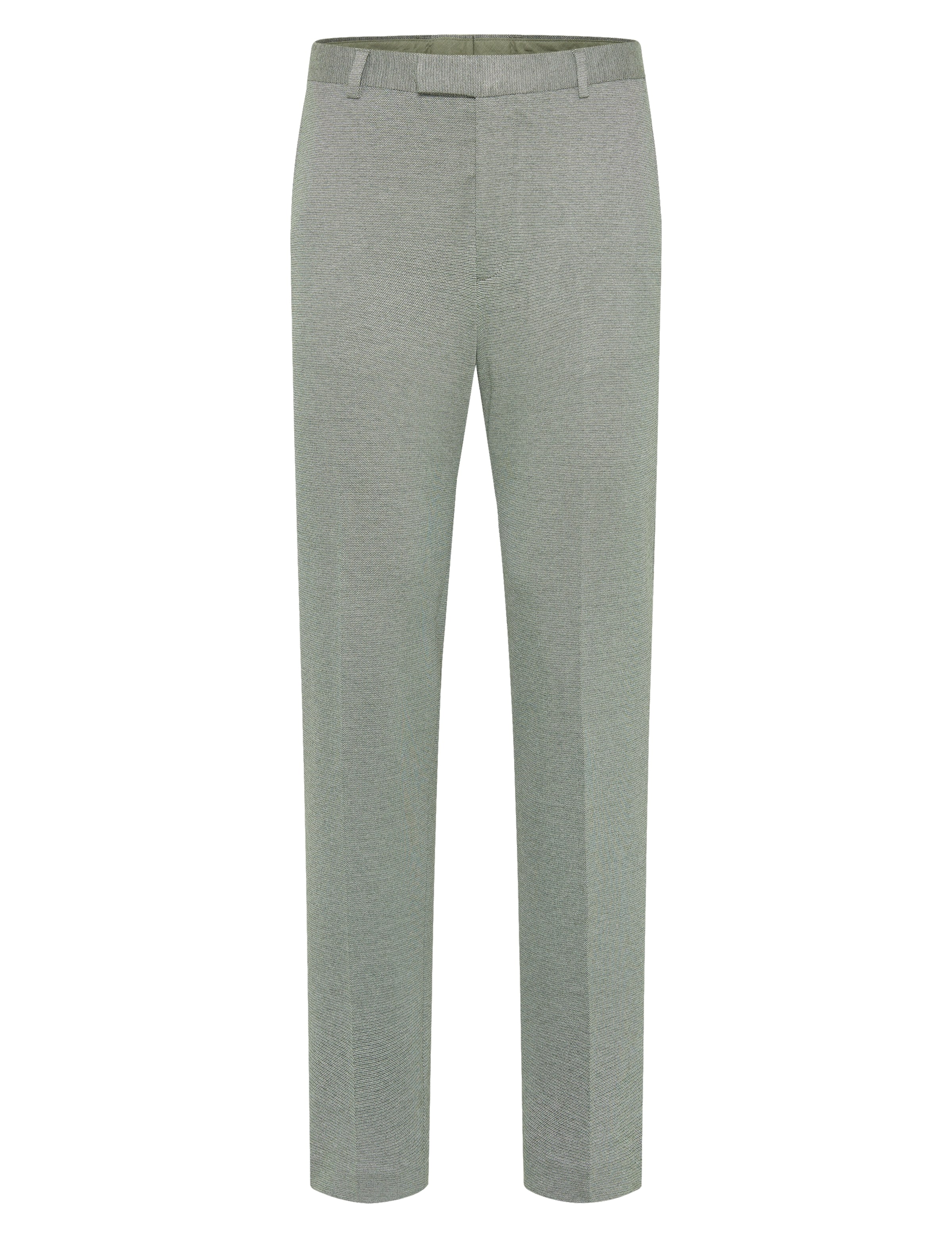 BENVENUTO Slim fit Trousers with creases in Grey: front