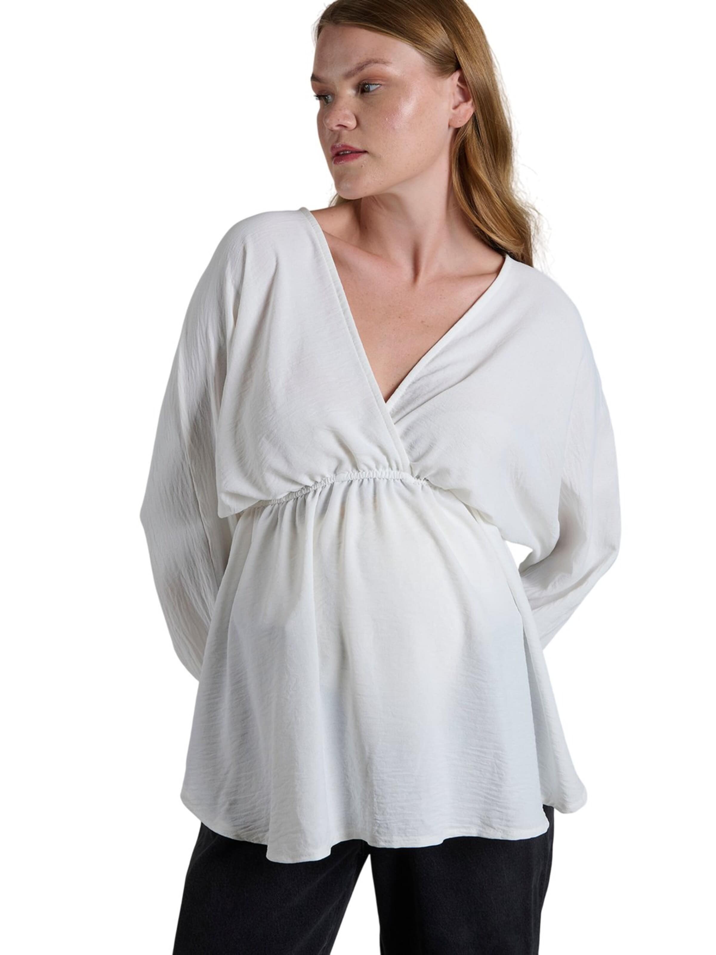 LYN MAMA Bluse in Weiß
