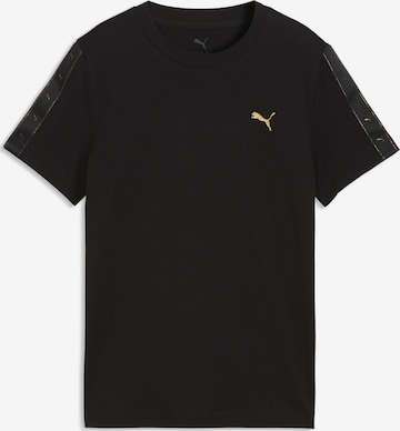 T-Shirt fonctionnel PUMA en noir : devant