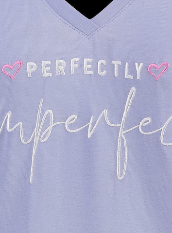 Key Largo T-Shirt 'WT PERFECTLY' in Lila